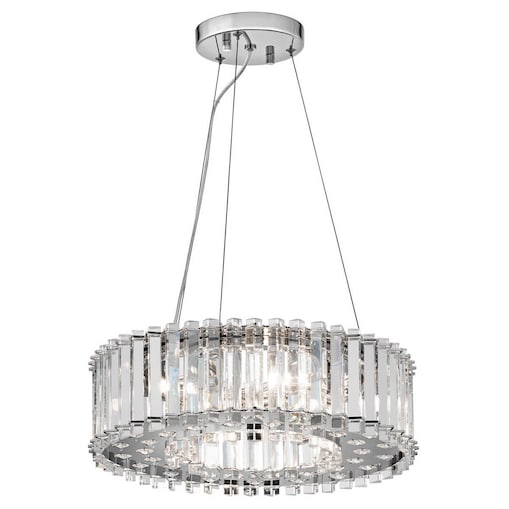 Lampa wisząca Crystal Skye KL-CRYSTAL-SKYE-P-A Kichler glamour IP44 chrom