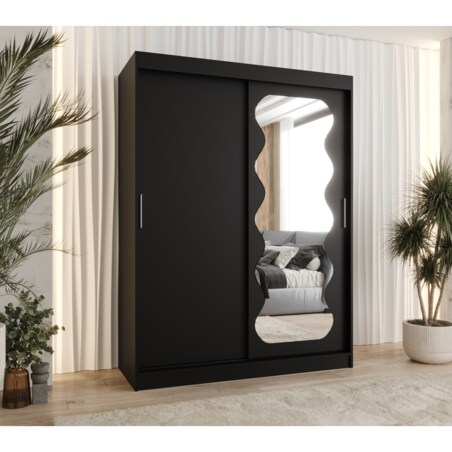 Szafa przesuwna SPOTI 150 czarny