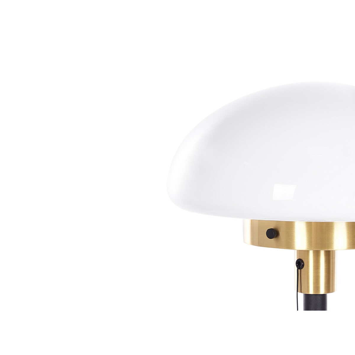 Lampka stołowa metalowa czarna MINIJA