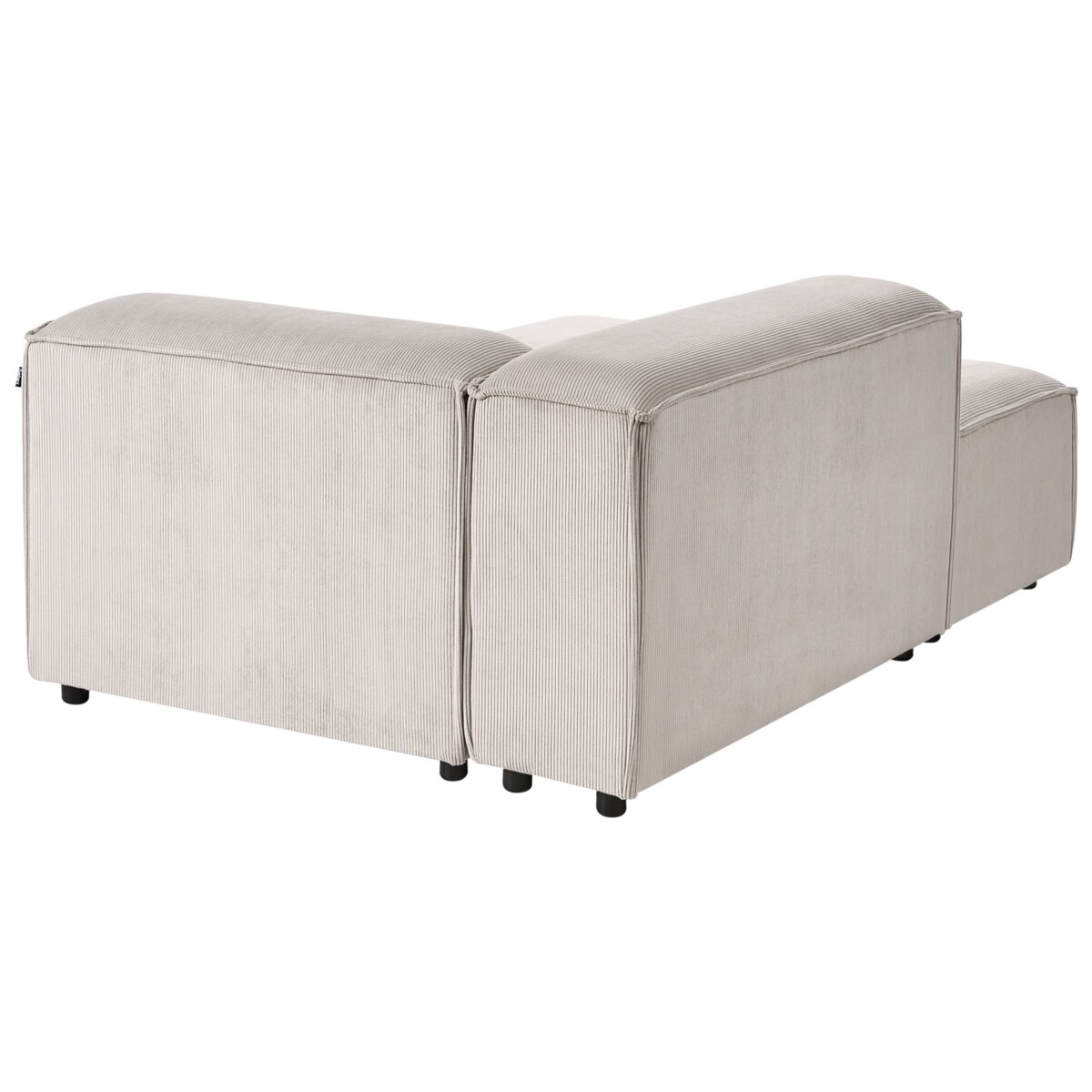 Szezlong prawostronny ARDAL Sztruks Beżowoszary