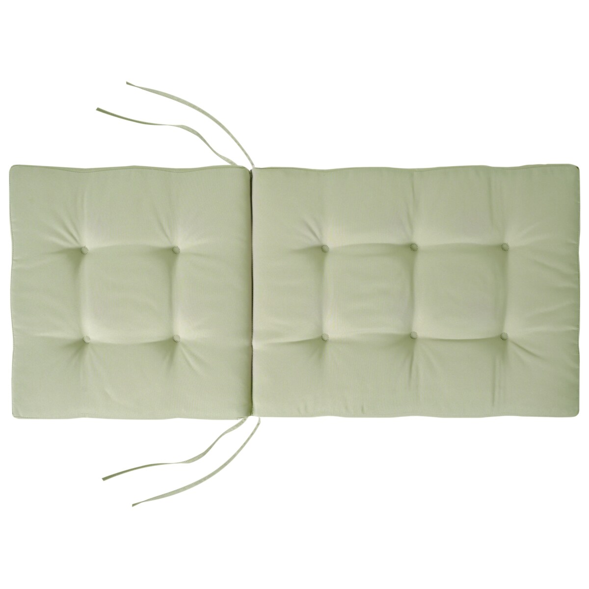 Zestaw 8 poduszek siedziskowych/oparciowych MAUI PREMIUM Jasnozielony