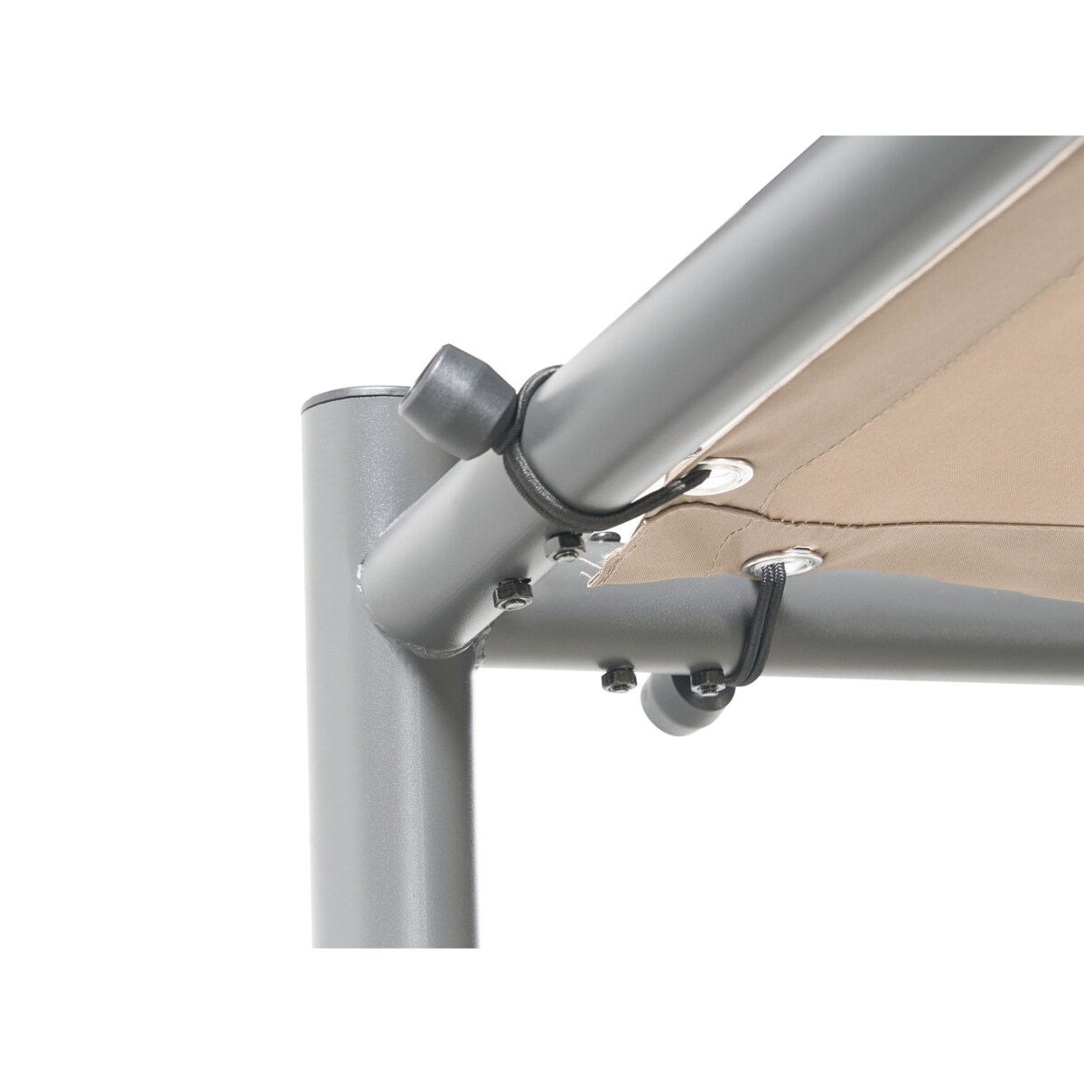 Pergola ogrodowa Beżowoszary VIMINO