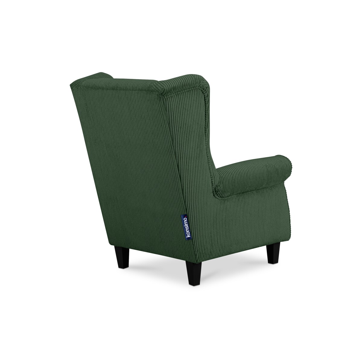 KONSIMO MILES Fotel, kolor Zielony