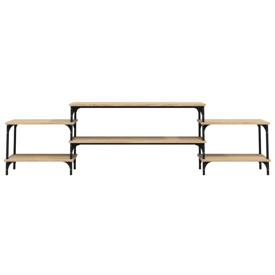 vidaXL Szafka pod TV, dąb sonoma, 197x35x52cm, materiał drewnopochodny