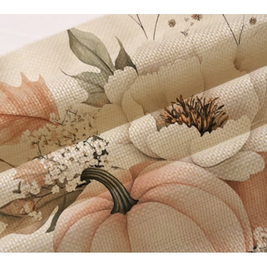 Poszewka na poduszkę 45x45cm piękny druk jesień, dynie - POD242