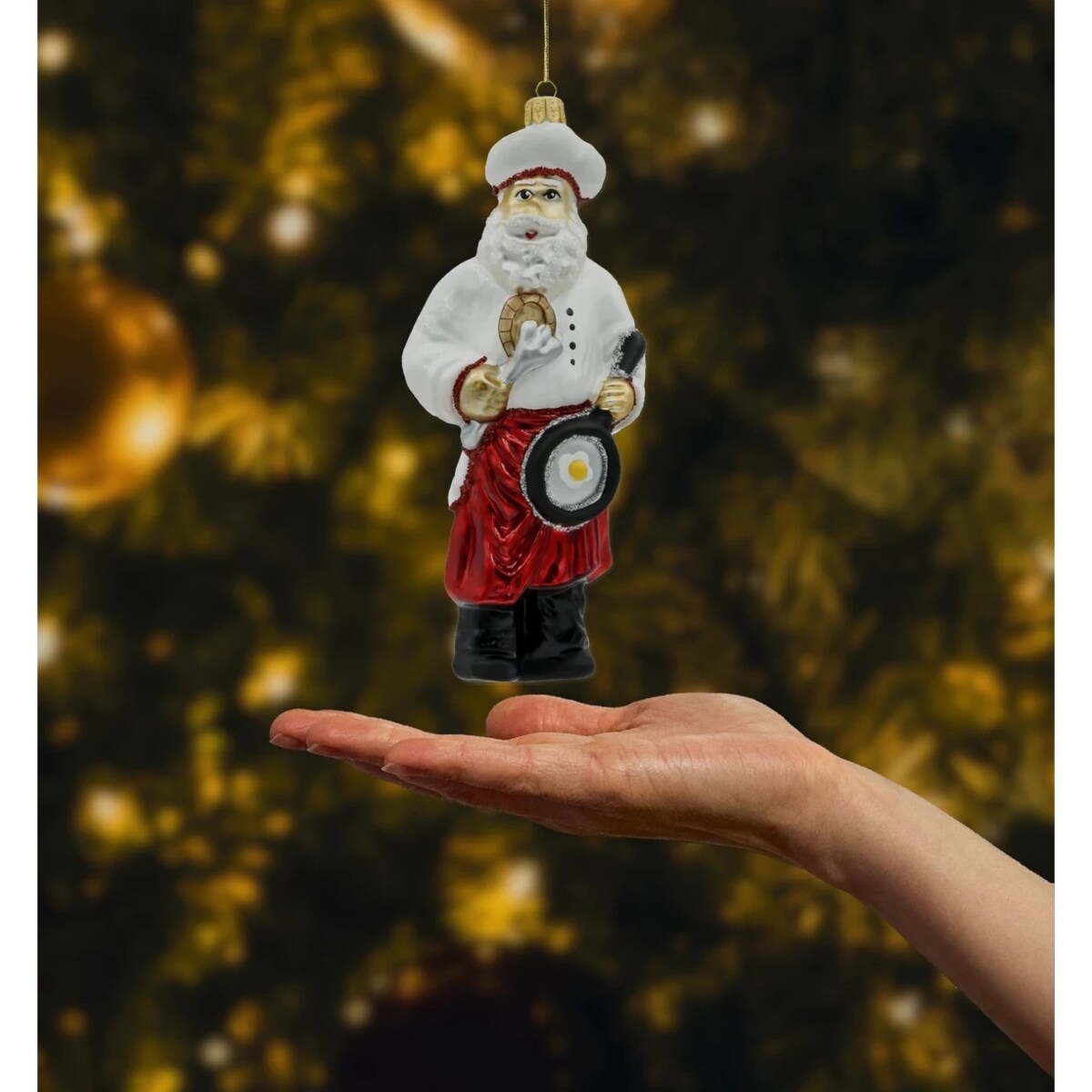 Bombka choinkowa: Mikołaj kucharz