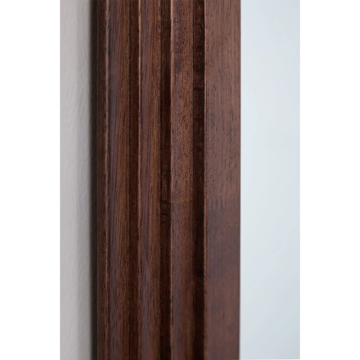 Owalne lustro ścienne z drewna dębowego 50x165 cm Munar