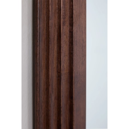 Owalne lustro ścienne z drewna dębowego 50x165 cm Munar