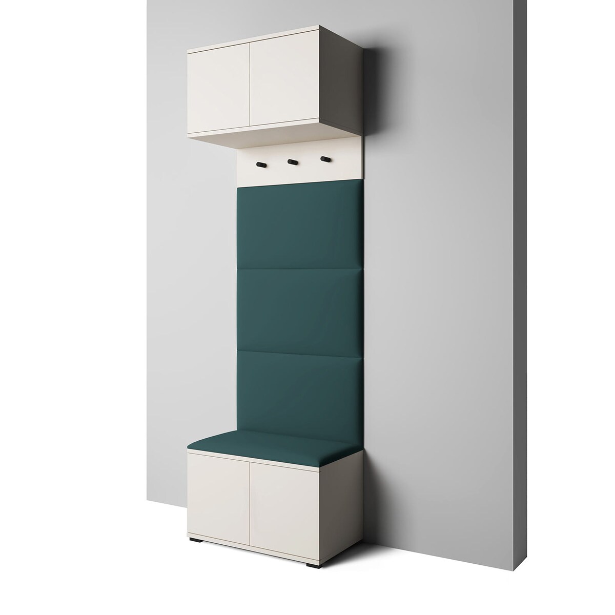 Nowoczesna garderoba z uchwytami Napoli wersja 5 Trinity 28