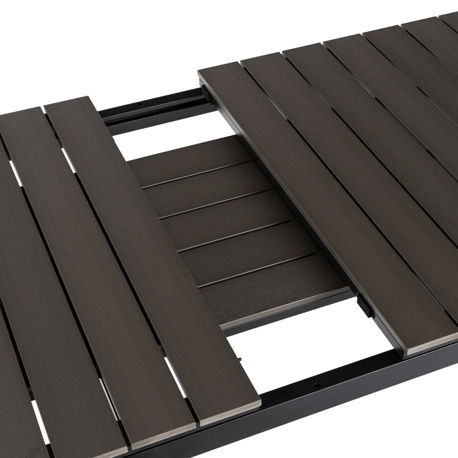 Zestaw Mebli Ogrodowych Na Taras Ogród Technorattan Czarny Popiel