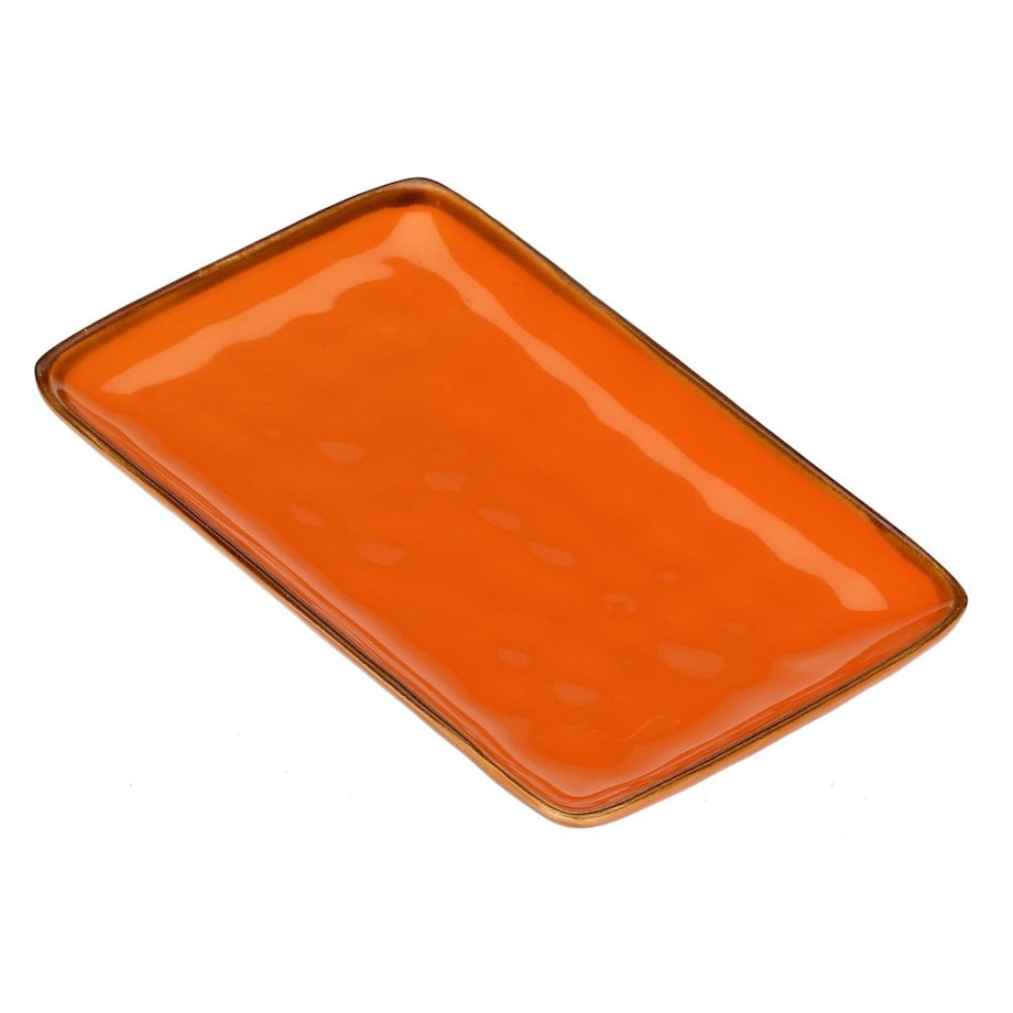 Zestaw 2 tac prostokątnych Concerto Arancione - Pomarańczowy, 27 x 19 cm