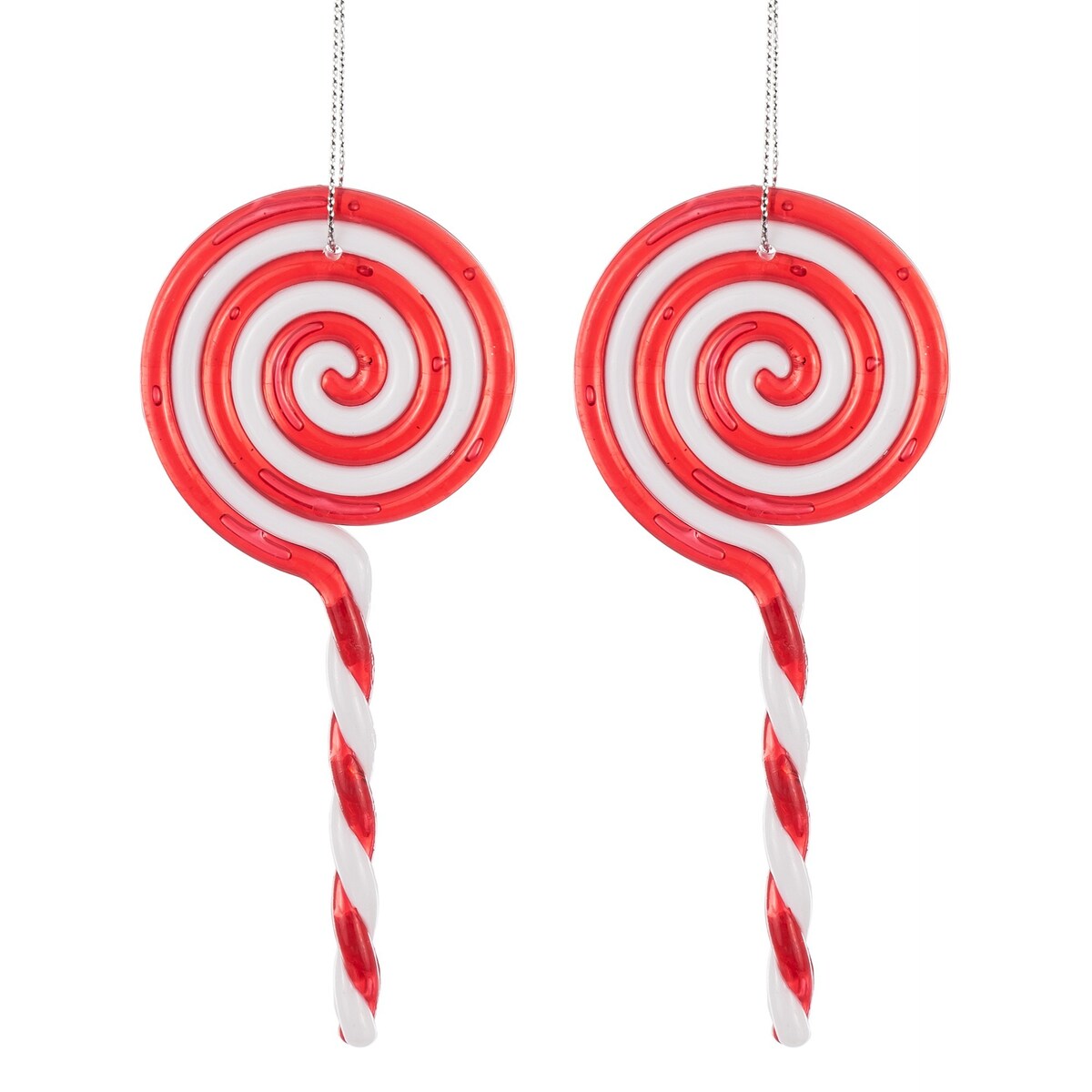 Zawieszka świąteczna Lizaki, kpl. 2 szt., 13 cm