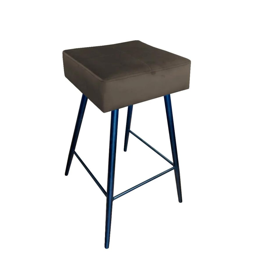 Hoker niski OLIMP VELVET brązowy