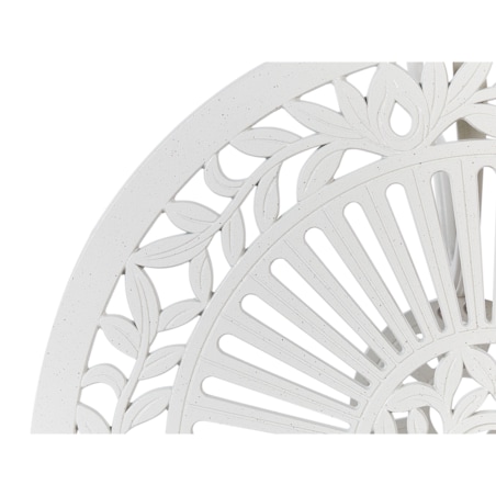 Stolik bistro DASCIO 61 cm 61 cm Metal Złamana biel