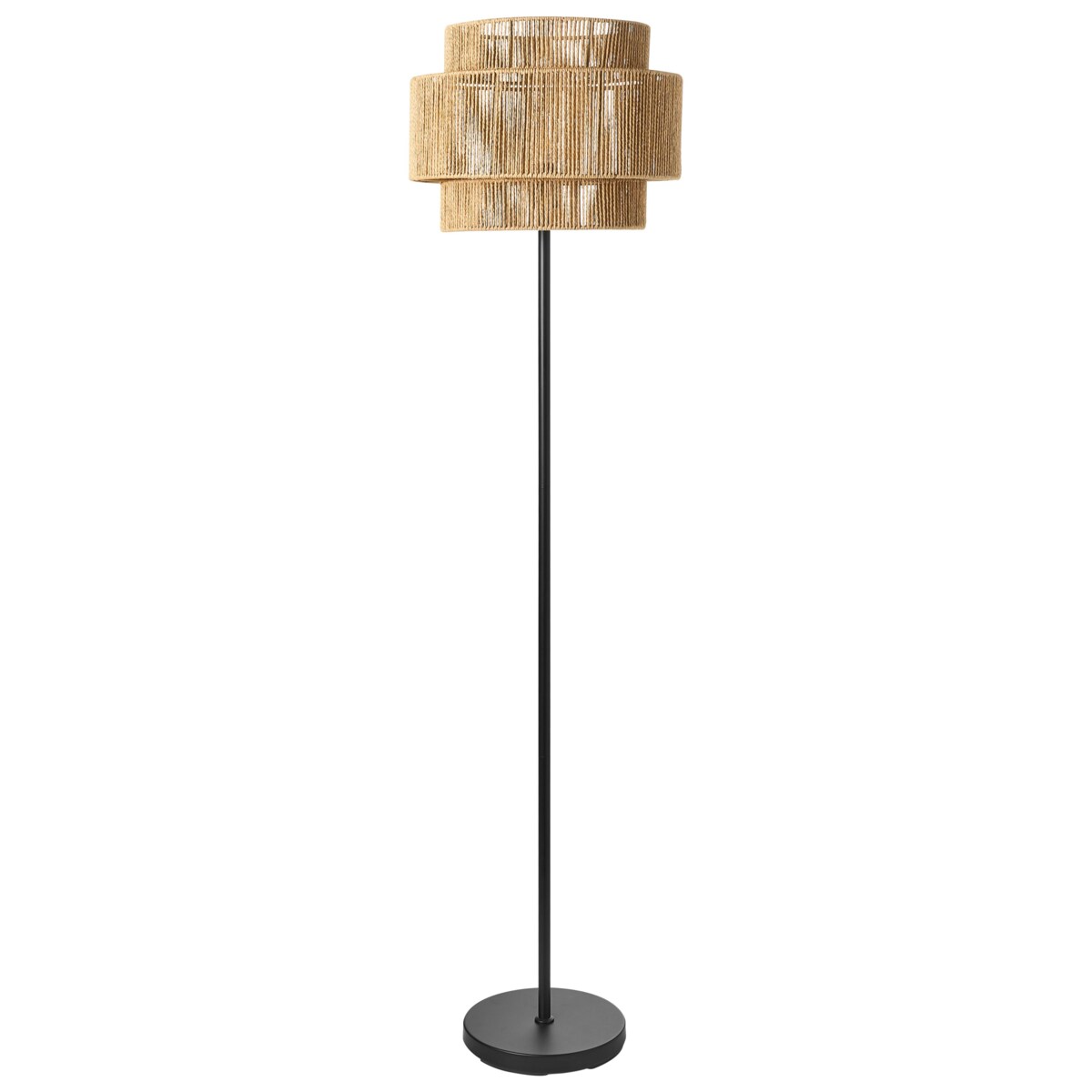 Lampa podłogowa WOKIRO Papierowy sznurek Naturalny
