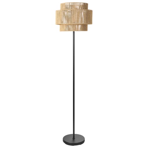 Lampa podłogowa WOKIRO Papierowy sznurek Naturalny