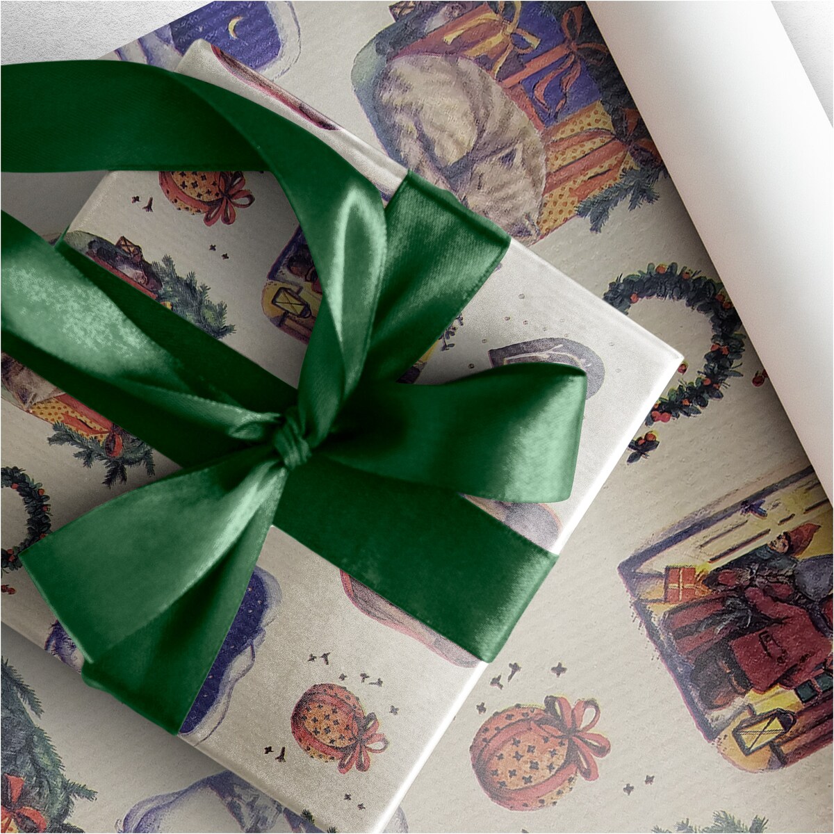 Papier do pakowania prezentów 20 METRÓW MEGAROLKA Świąteczny Do Paczek Ozdobny