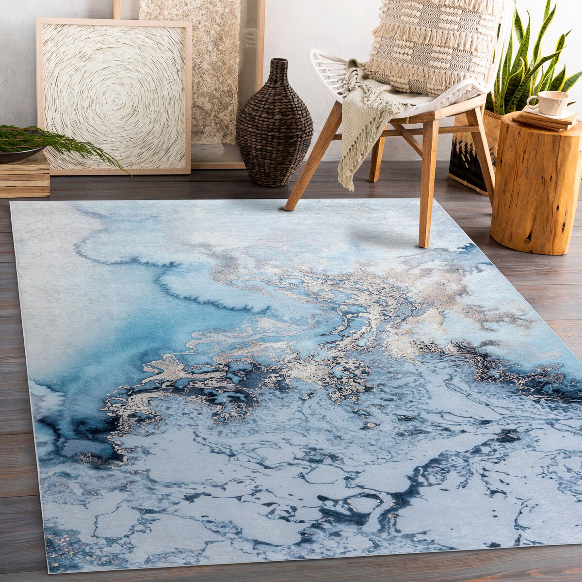 Dywan do prania ANDRE 2248 Marmur 160x220 cm