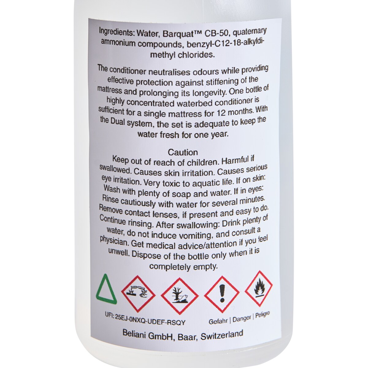 Zestaw 2 płynów antybakteryjnych do materacy wodnych BIOCLEAR