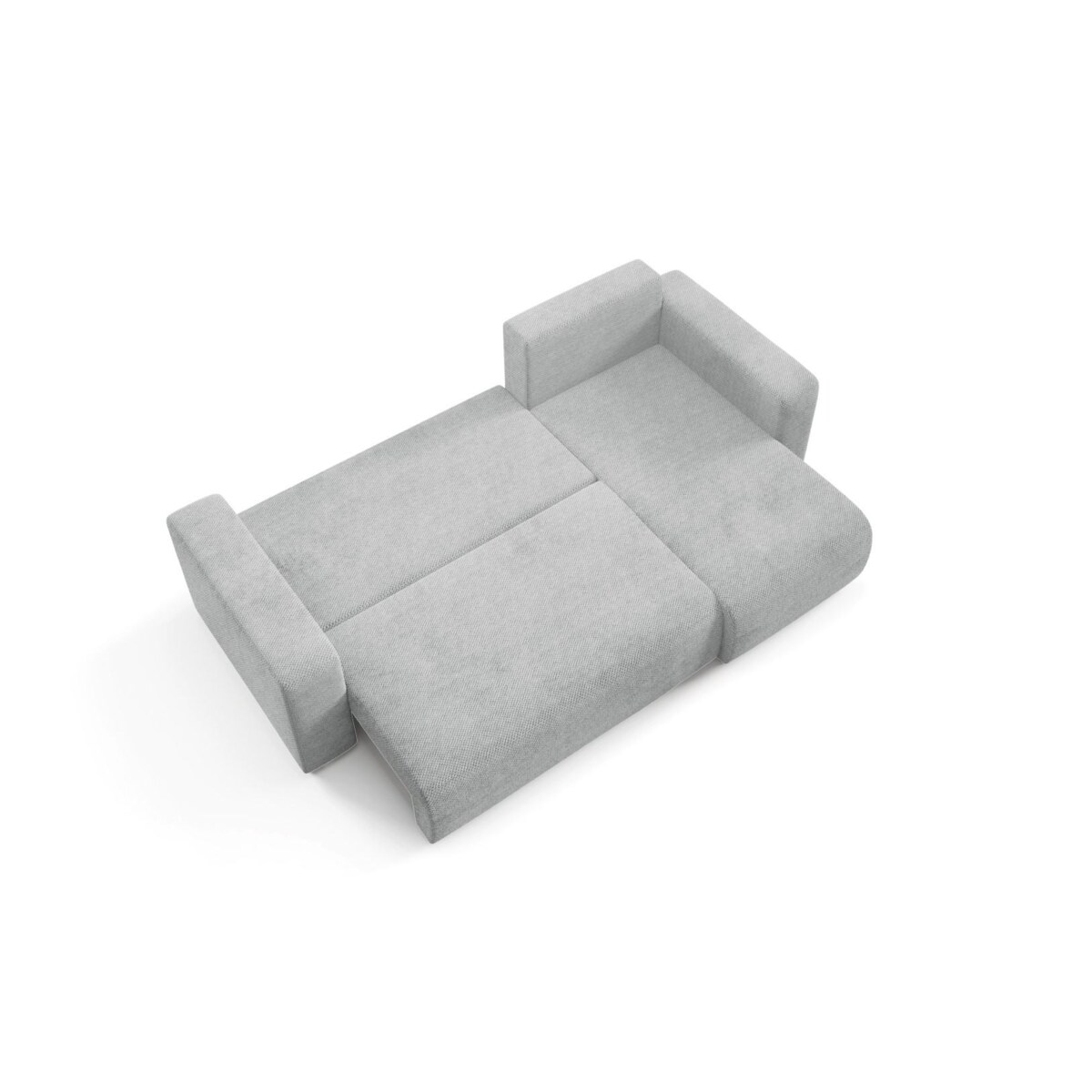 Narożnik EVORA L z pojemnikiem tkanina miękki plusz Kolor: Onega 08