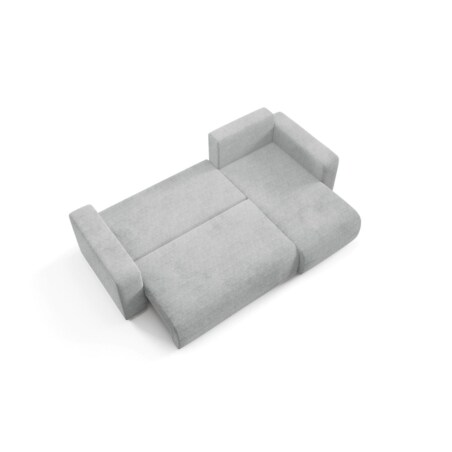 Narożnik EVORA L z pojemnikiem tkanina miękki plusz Kolor: Onega 08