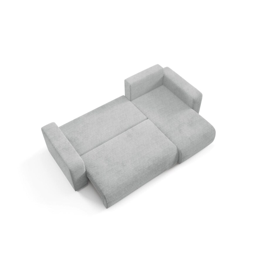 Narożnik EVORA L z pojemnikiem tkanina miękki plusz Kolor: Onega 08