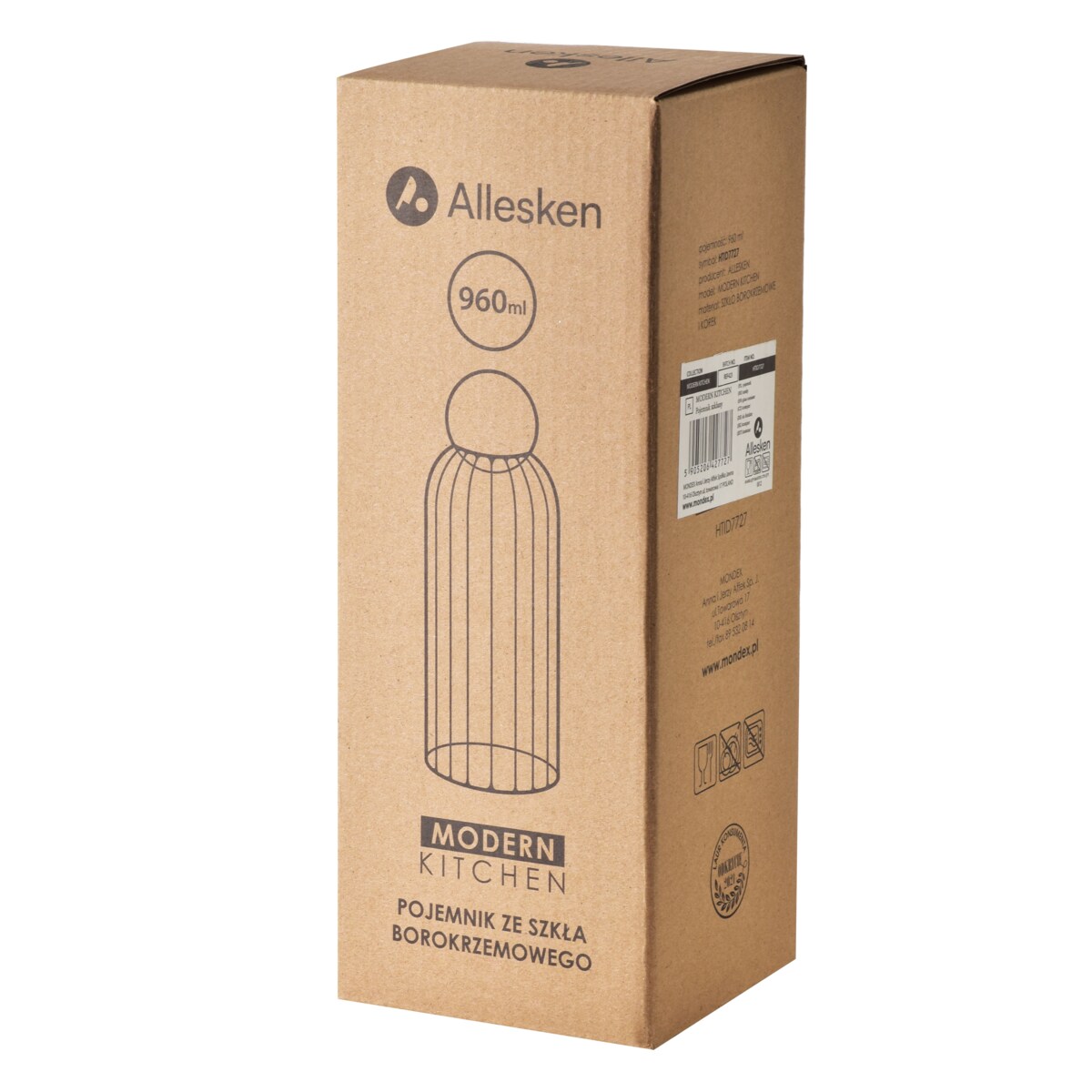 MODERN KITCHEN Pojemnik szklany 1000ml