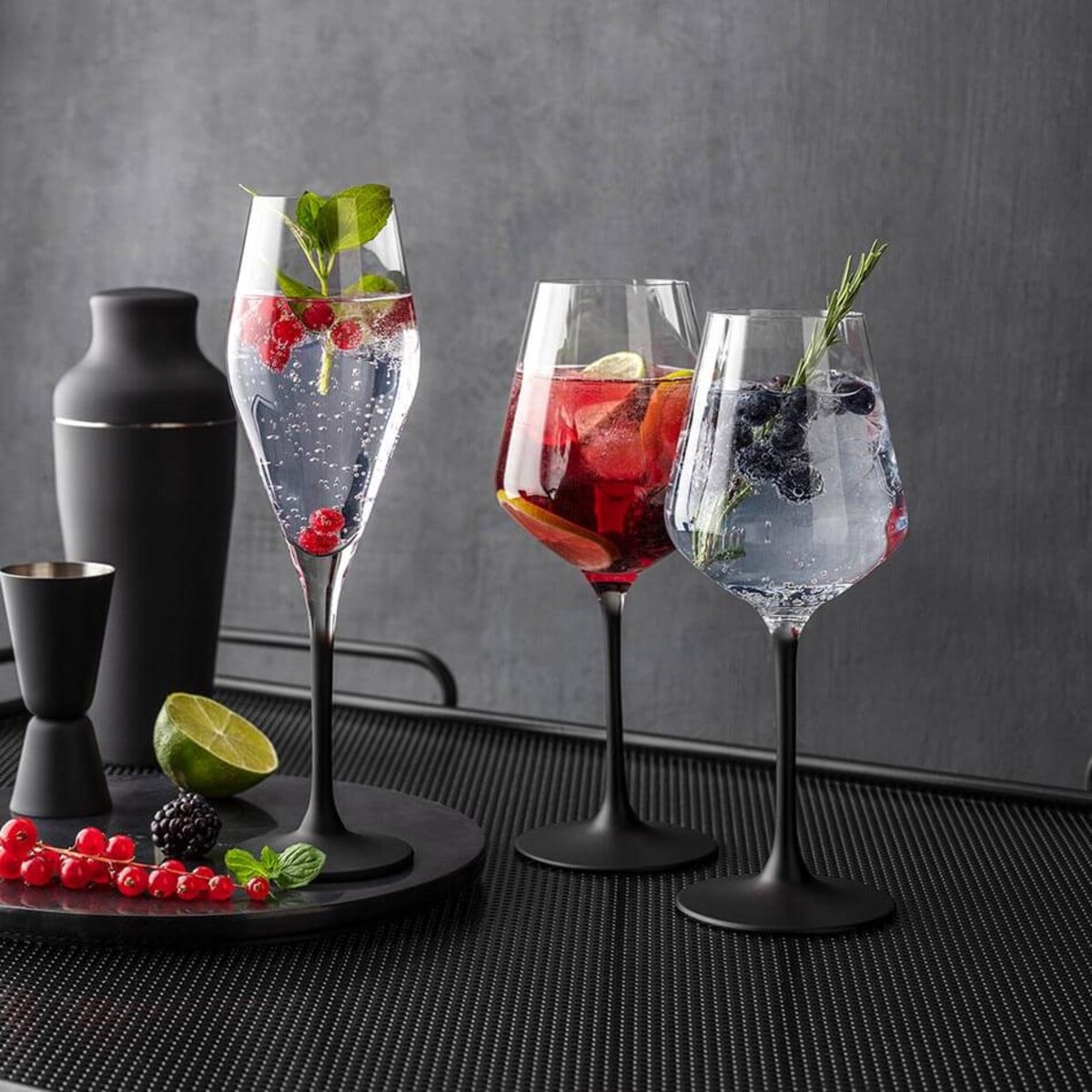 Zestaw 4 kieliszków do czerwonego wina Manufacture Rock, 470 ml, Villeroy & Boch