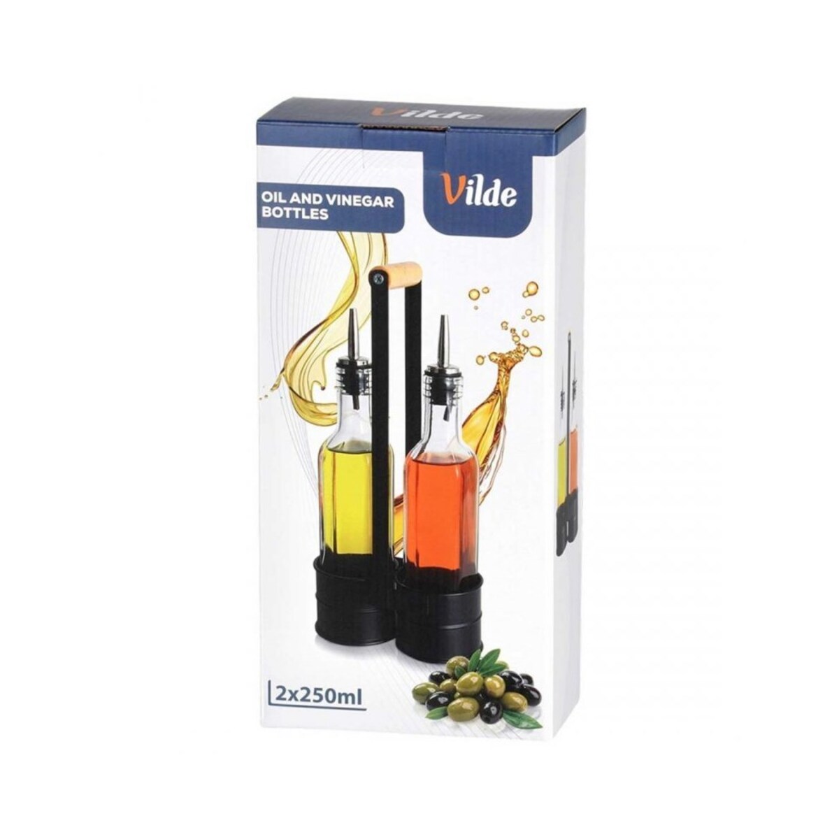 Orion butelki do oliwy i octu w stojaku 2x250ml 67547