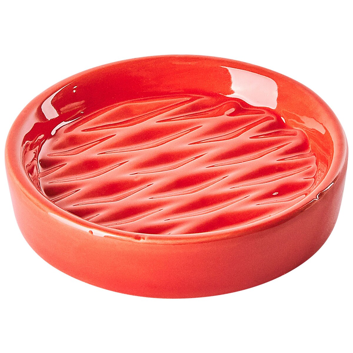 3-częściowy zestaw akcesoriów łazienkowych ceramiczny czerwony BELEM