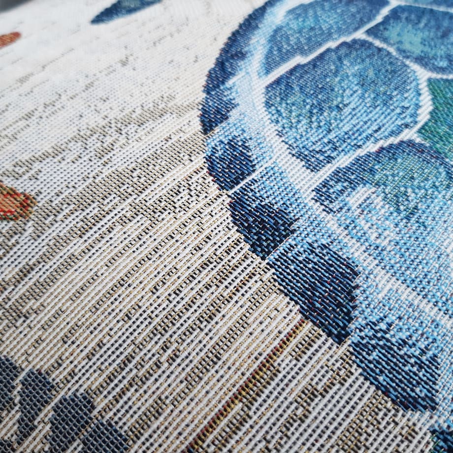 Poszewka Na Poduszkę Jasiek 45X45 Cm Żakardowa Dekoracyjna Ozdobna Nautico