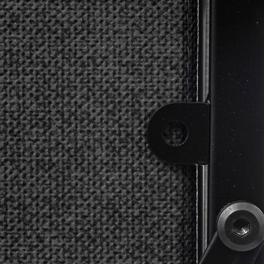 Regał z 5 tekstylnymi szufladami TISS, 45 x 30 x 114 cm