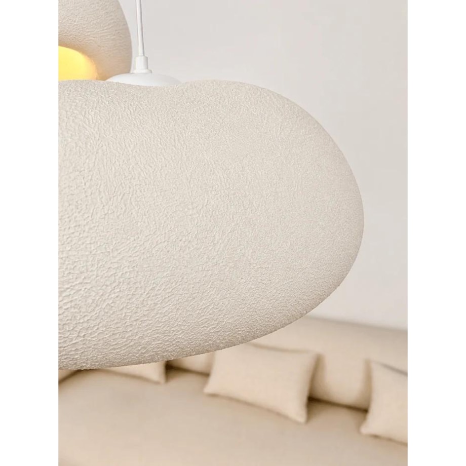Zestaw trzech Lamp wiszących Asahi białe Monnarita