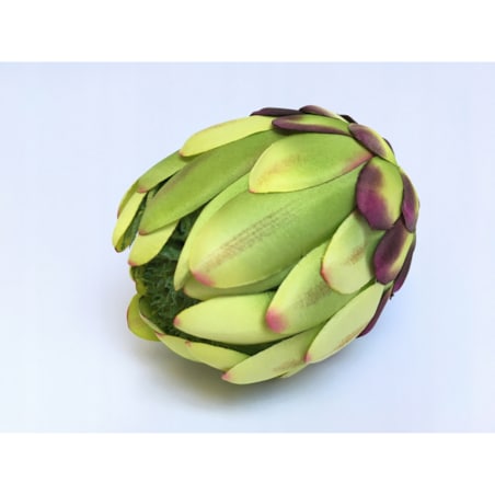 SZTUCZNY KWIAT PROTEA karczoch DUŻY zielony stroik dodatek wiązanka bukiet