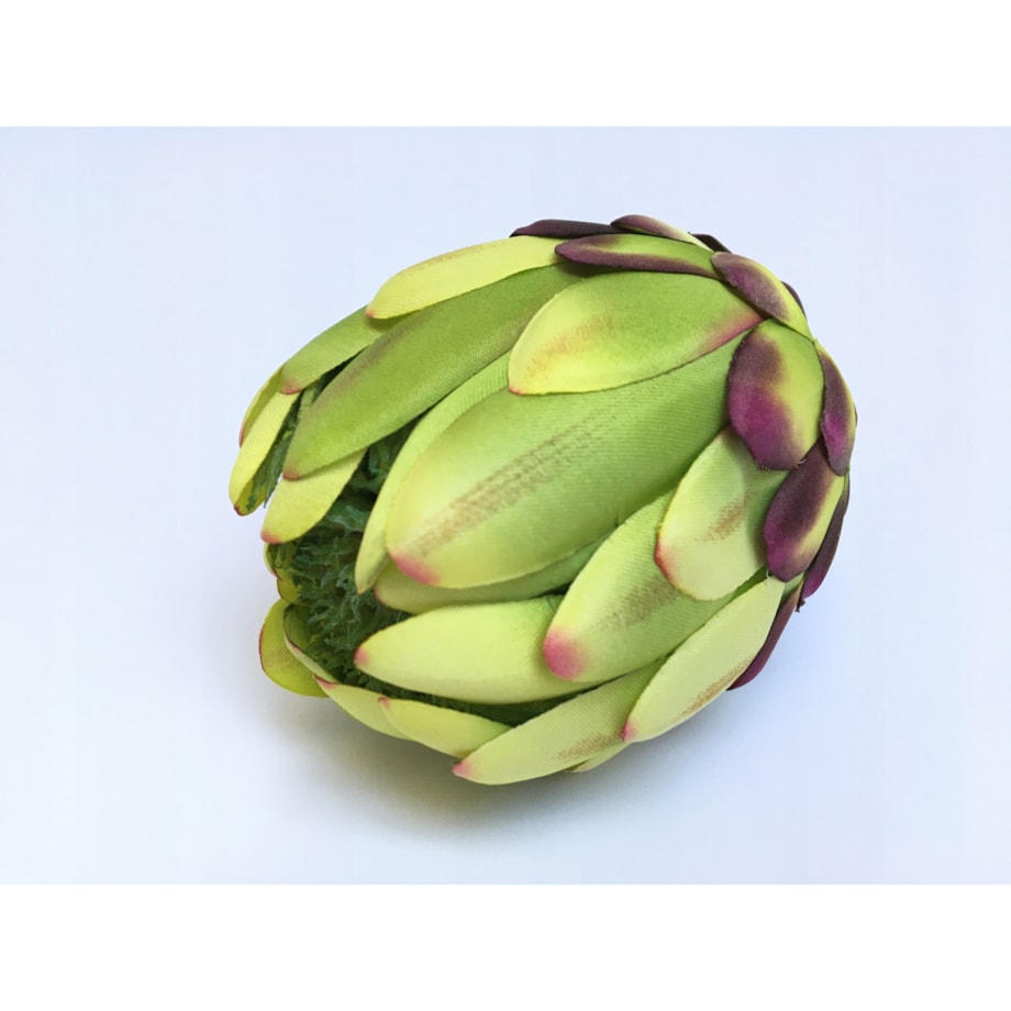 SZTUCZNY KWIAT PROTEA karczoch DUŻY zielony stroik dodatek wiązanka bukiet