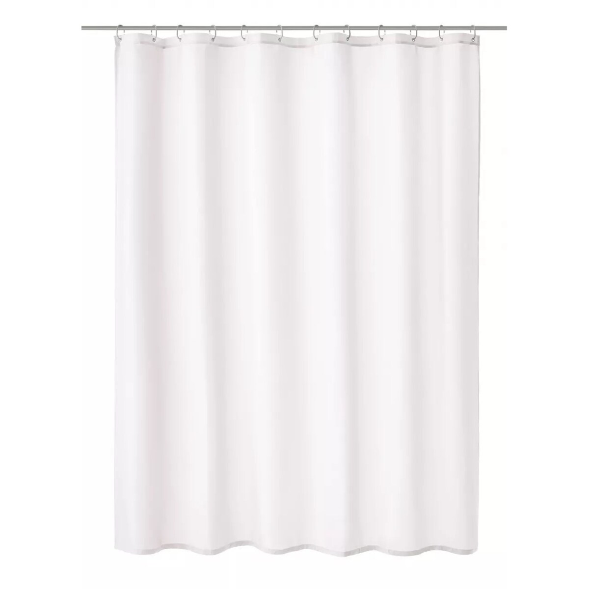 Kleine Wolke Kito Tekstylna Zasłona prysznicowa biała 120x200 cm