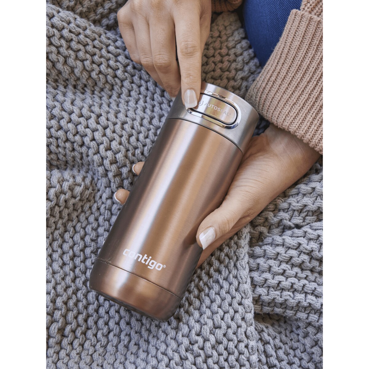 Kubek termiczny Contigo Luxe 360ml - White Zinfandel