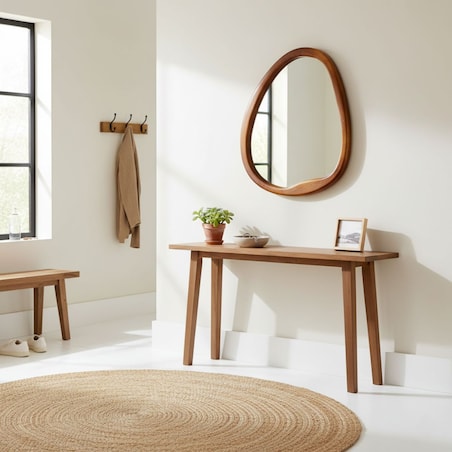 Dekoracyjne lustro ścienne, 32 x 36 cm