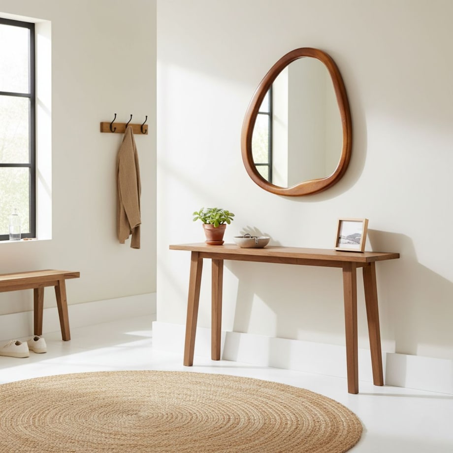 Dekoracyjne lustro ścienne, 32 x 36 cm