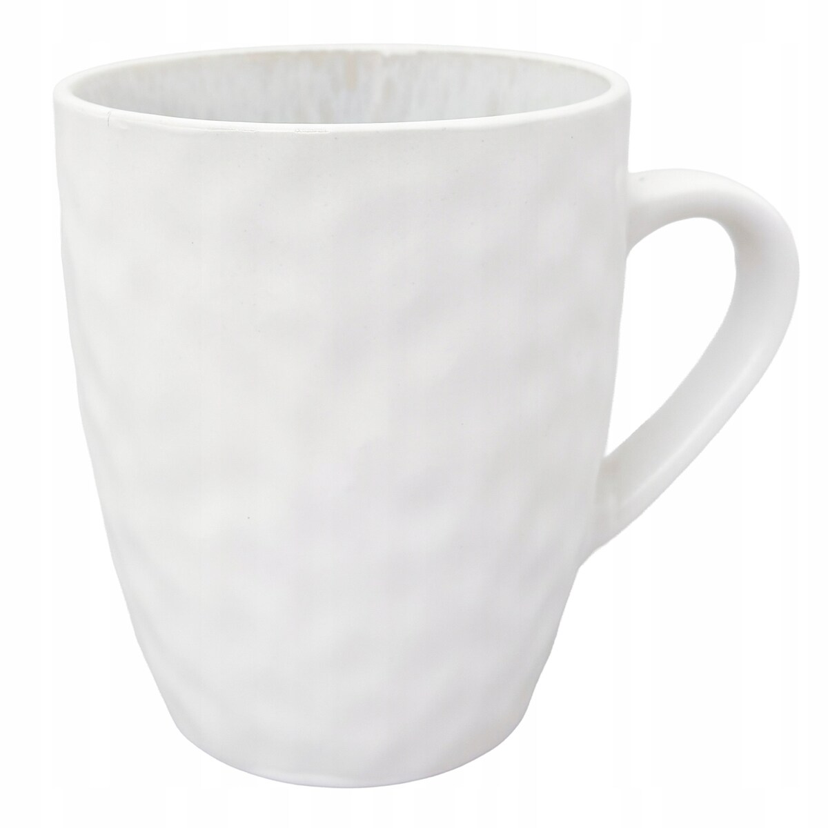 KUBEK CERAMICZNY 350ml BIAŁY DO KAWY HERBATY Z UCHWYTEM NA KAWĘ HERBATĘ