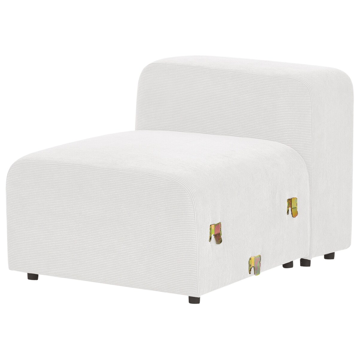 Sofa modułowa 3-osobowa sztruksowa biała FALSTERBO