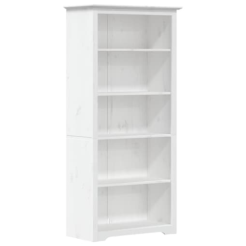 vidaXL Biblioteczka BODO, biała, 82x40x173 cm, sosnowa, 5 półek