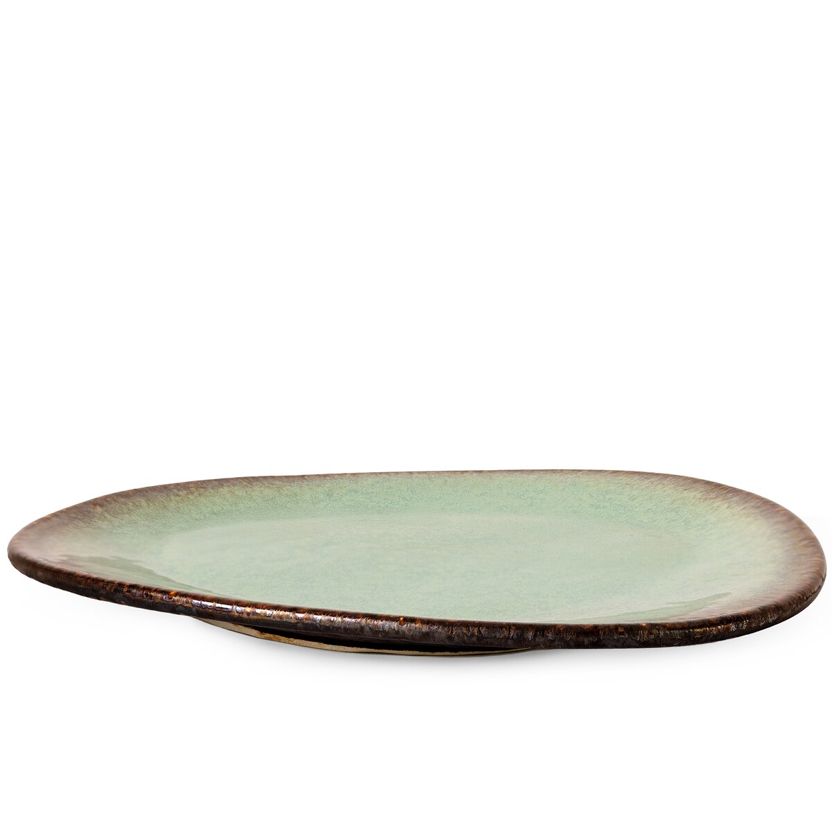 Konsimo PRIMA Zestaw obiadowy pasta 6os. (12 el.), szałwiowy