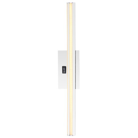 Listwa LAMPA ścienna VIGGO 41499C Globo łazienkowy kinkiet LED 18W 3000K metalowy IP44 chrom