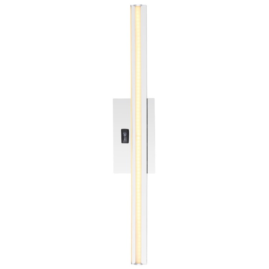 Listwa LAMPA ścienna VIGGO 41499C Globo łazienkowy kinkiet LED 18W 3000K metalowy IP44 chrom
