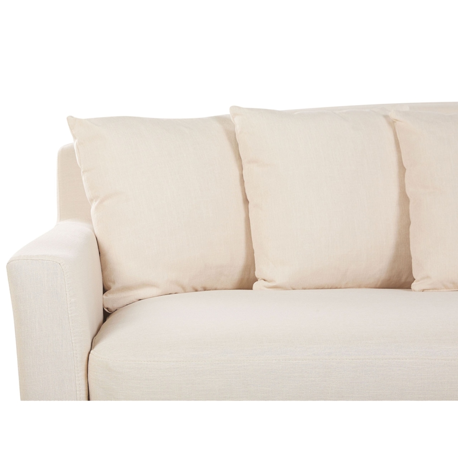 Sofa 3-osobowa beżowa GILJA
