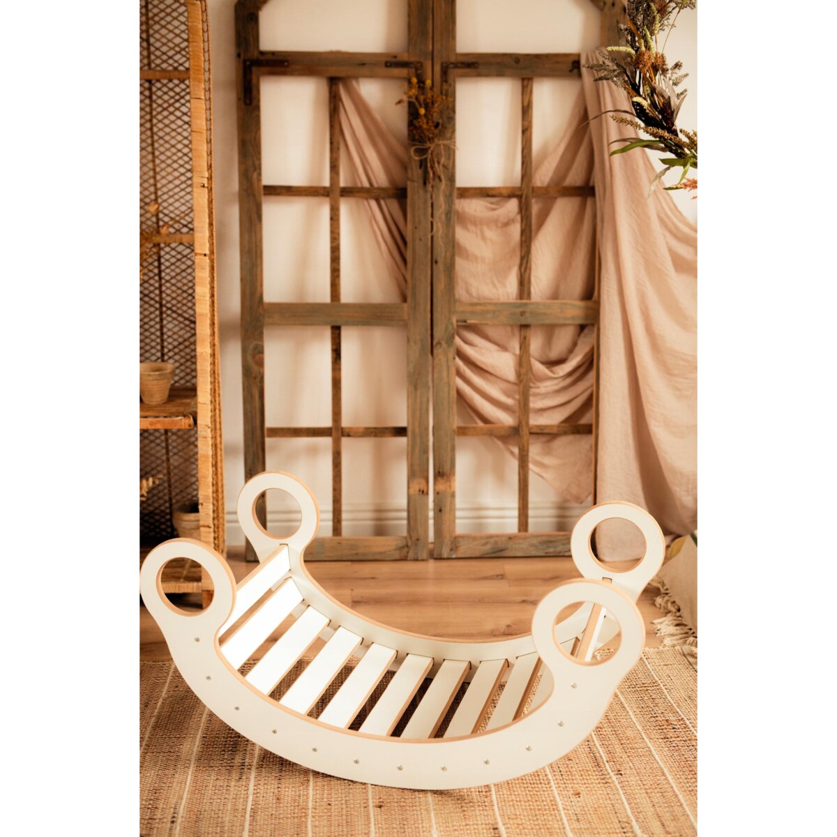 Bujak drewniany MONTESSORI deska do balansowania CERTYFIKOWANY