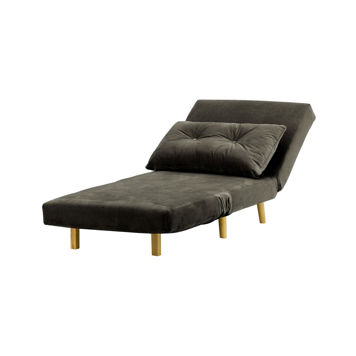 Fotel rozkładany Flic 77 cm-Velluto 19-like oak