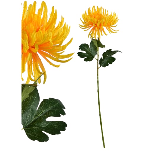 Sztuczna chryzantema gałązka Viridis