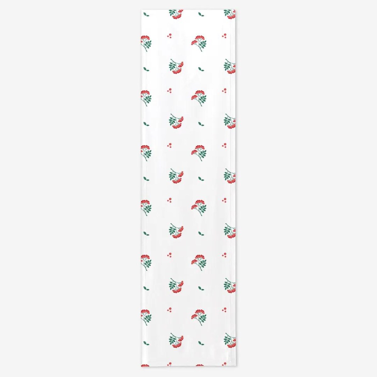 Bieżnik świąteczny - jarzębinowe gałązki - 35x130